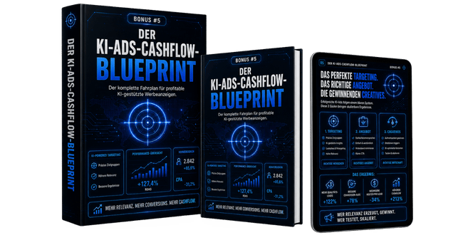 Der KI-Ads Cashflow Blueprint PDF Mockup