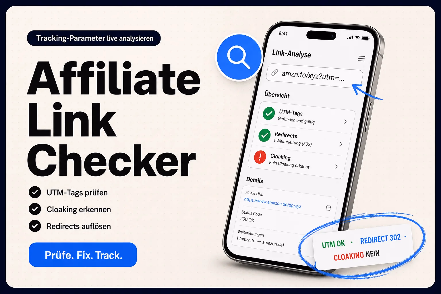 Affiliate Link Checker — kostenloses Postlabs Tool