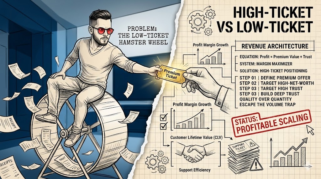 High-Ticket vs. Low-Ticket: Was passt zu dir? High-Ticket vs. Low-Ticket: Was passt zu dir?