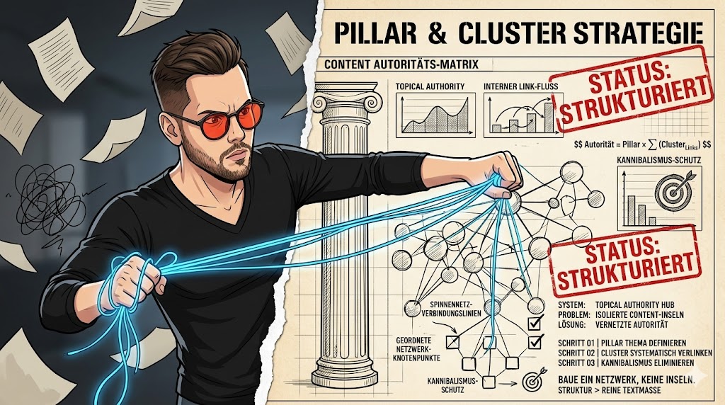 Content-Strategie: Pillar/Cluster f&uuml;r Affiliate-Websites